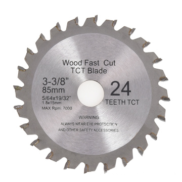 Factory DIY 85mm 24T/36T Carbide Mini Circular TCT Saw Blade Alloy Cutting Blade